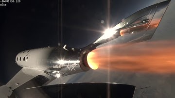 The Virgin Galactic VSS Unity First Powered Flight - See the Earth from Space