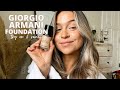 GIORGIO ARMANI LUMINOUS SILK FOUNDATION TRY ON & REVIEW