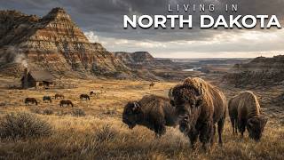 Living in North Dakota How People Live in a Quiet Little Town - 4K Travel Documentary