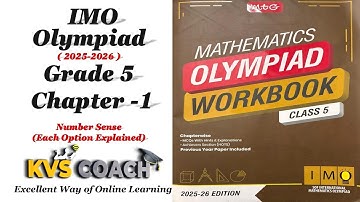 Class 5 ||IMO OLYMPIADS 2025 || Chapter 1 || Number Sense || #olympiads #class5 #imo #sof