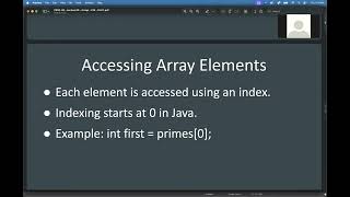 CPSC-06 Week 06 Lecture 01 - Arrays