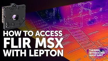 How to Access FLIR MSX with Lepton | Thermal Integration Made Easy