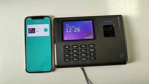 Anviz App Crosschex: EP300 Pro BT-WIFI timbratura con smartphone rilevazione presenze