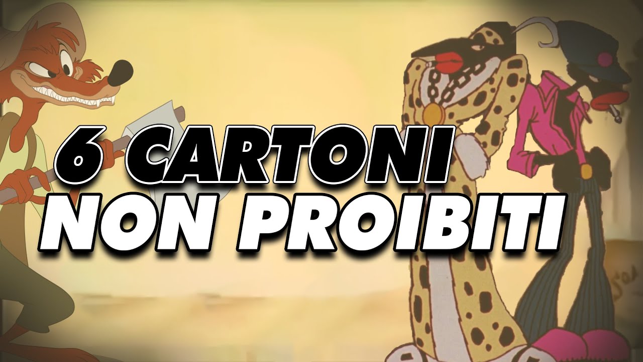 6 CARTONI non PROIBITI