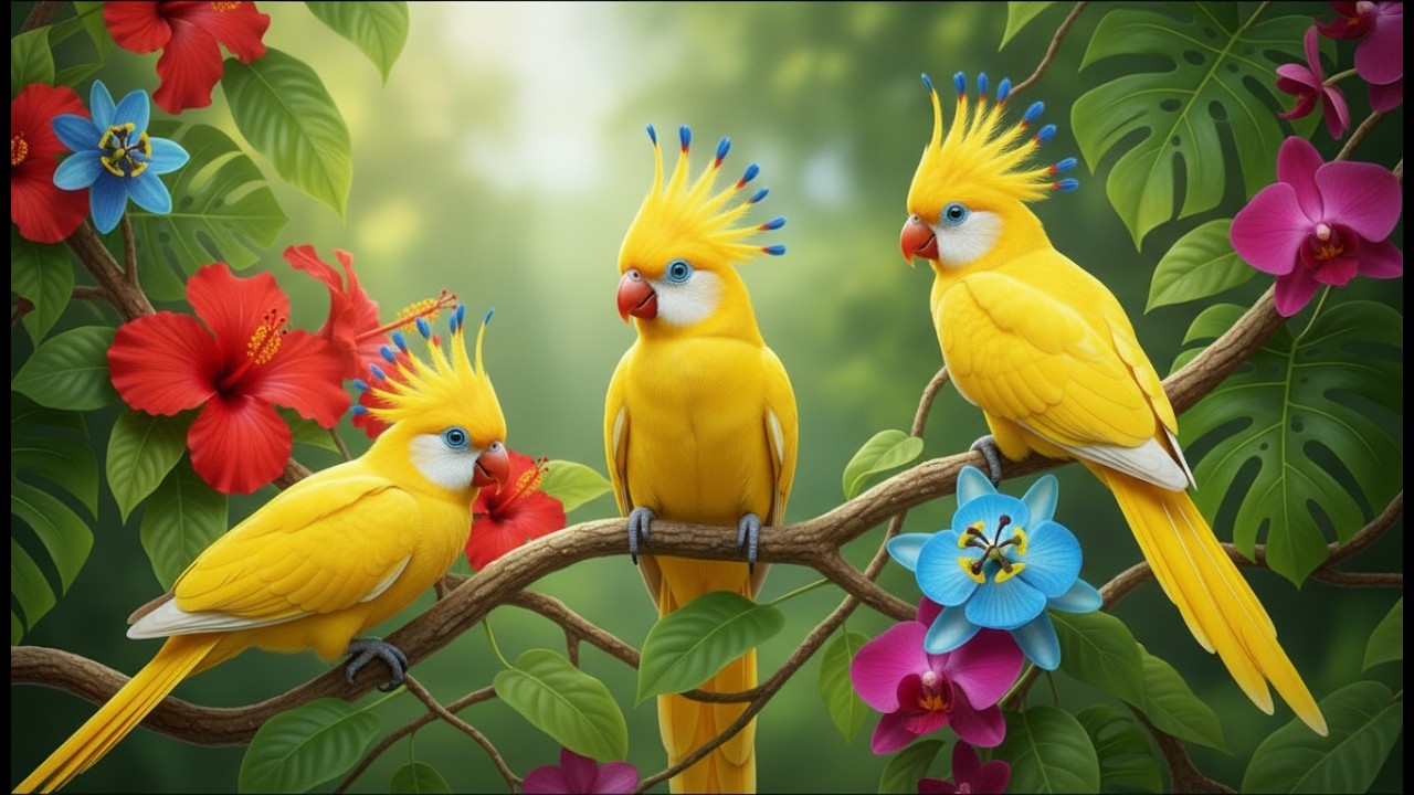 Calm Woodland Birds 🌿 Deep Focus Nature Soundscape for Work & Study | 4K ASMR • Calm Nature