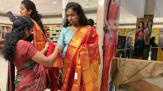 wedding saree shopping at Kalyan silks./shopping video.