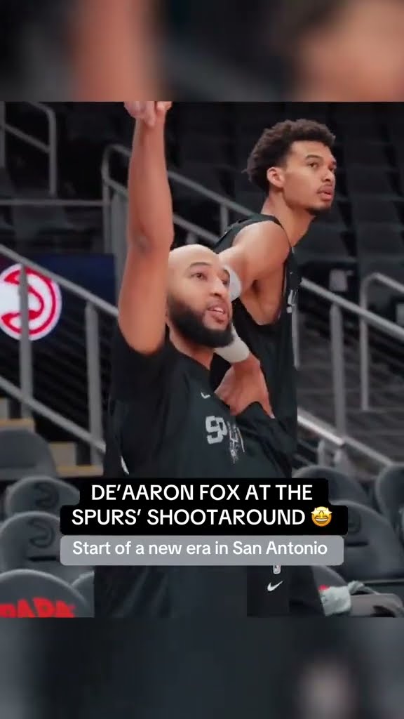 De'Aaron Fox is ready for his San Antonio Spurs debut ? (via @Spurs/TT)