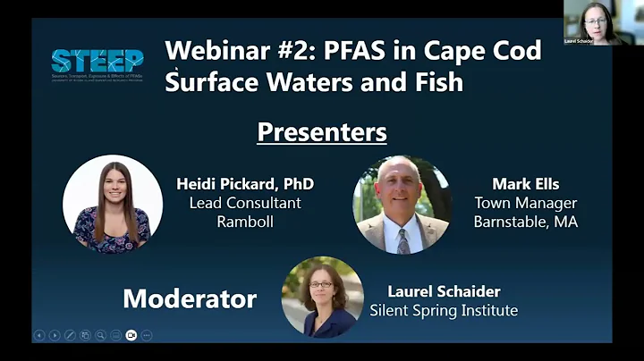 PFAS on Cape Cod | Webinar #2 (2025): Water & Fish Contamination