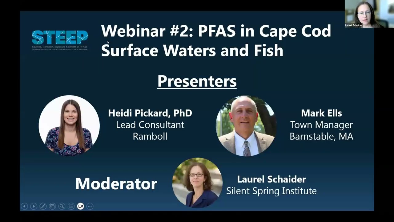 PFAS on Cape Cod | Webinar #2 (2025): Water & Fish Contamination