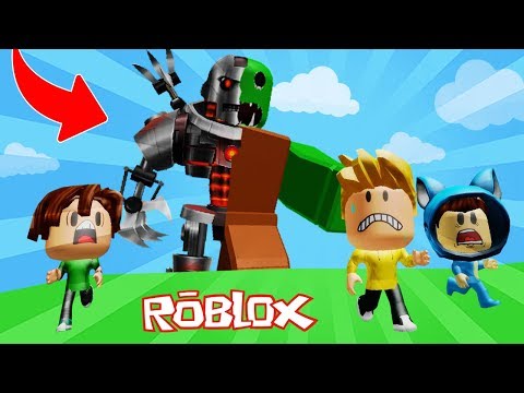 Luchamos Contra Un Robot Zombie Asesino Zombie Strike - big weird head roblox