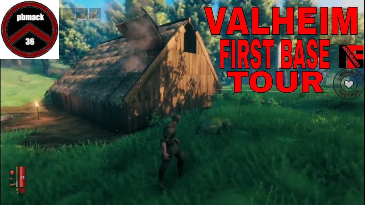 VALHEIM FIRST BASE TOUR (A TWITCH STREAM HIGHLIGHT)