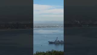 US Navy warship entering San Diego Bay #war #warship #warships  #usa #sandiego #pacific #california