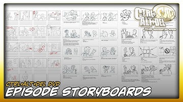 Episode Storyboards | Ctrl+Alt+Del Extras