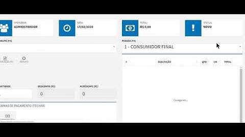 APRESENTAÇÃO SISTEMA PDV COM NOTA FISCAL ELETRÔNICA