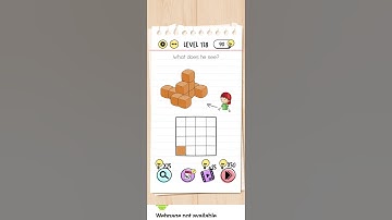 Brain test level 178 - what does he see?