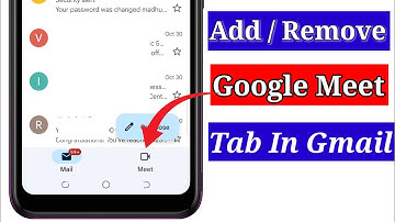 How To Enable And Disable Meet Tab In Gmail | Google Meet Tutorial | Google Meet