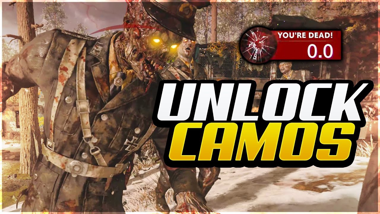 Cold War Zombies: UNLOCK CAMOS FAST w/ CRANKED! (Die Maschine)