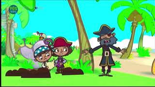 Super Why Short Clip in 4K The Briny Pirate Gives an Incorrect Hint