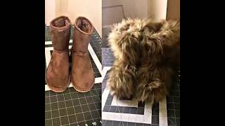 DIY FUR BOOT TUTORIAL | QUICK & EASY GLUE METHOD