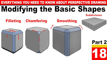 Lesson 18: Modifying The Basic Shapes Part 2 (Fillet, Chamfer, Smooth, Subdivision)