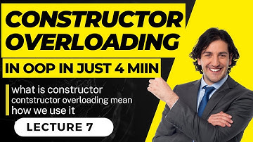 constructor overloading  in object oriented programming in C++ in Hindi/Urdu