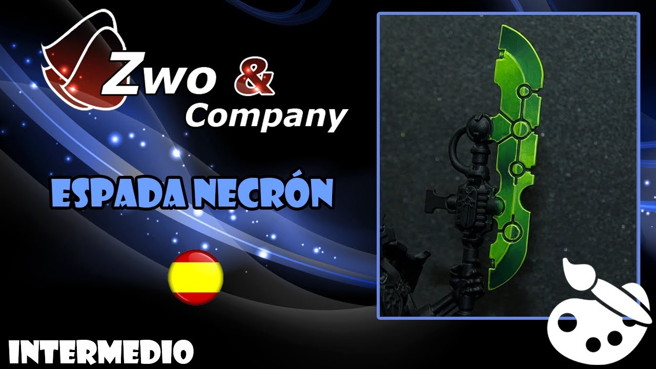 🎨Como Pintar una Espada de un NECRÓN - Warhammer40k - Indomitus  || Pintar Miniaturas Intermedio #5✨