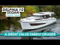 Great value family cruiser  delphia 10 sedan tour  motor boat  yachting
