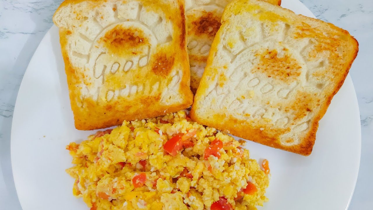 Scrambled Eggs with Tomatoes. Perfect for Breakfast. Simple Recipe yet