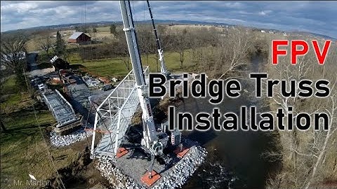 Bridge Truss Installation