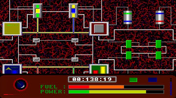 AMIGA CYBER FLIGHT ALL WAY SCROLLING CREATED IN  GAME SMITH DEVELOPMENT SYSTEM By John Enright