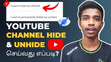 How To Hide Your YouTube Channel Temporarily🤔 2023 /How To UnHide YouTube Channel 🤔 TechWithJanaJohn