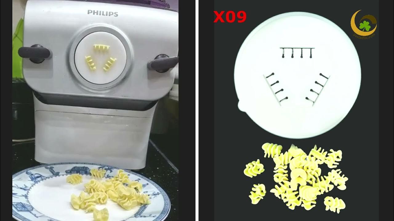 Radiatore pasta disc/mold for Philips pasta maker X09 YouTube