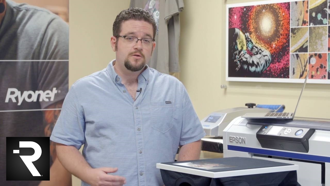 Epson SureColor F2000 Direct To Garment Printing Start to Finish