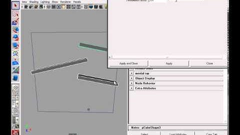 22  Using Geometry as collision objects - TUTORIAL AUTODESK MAYA