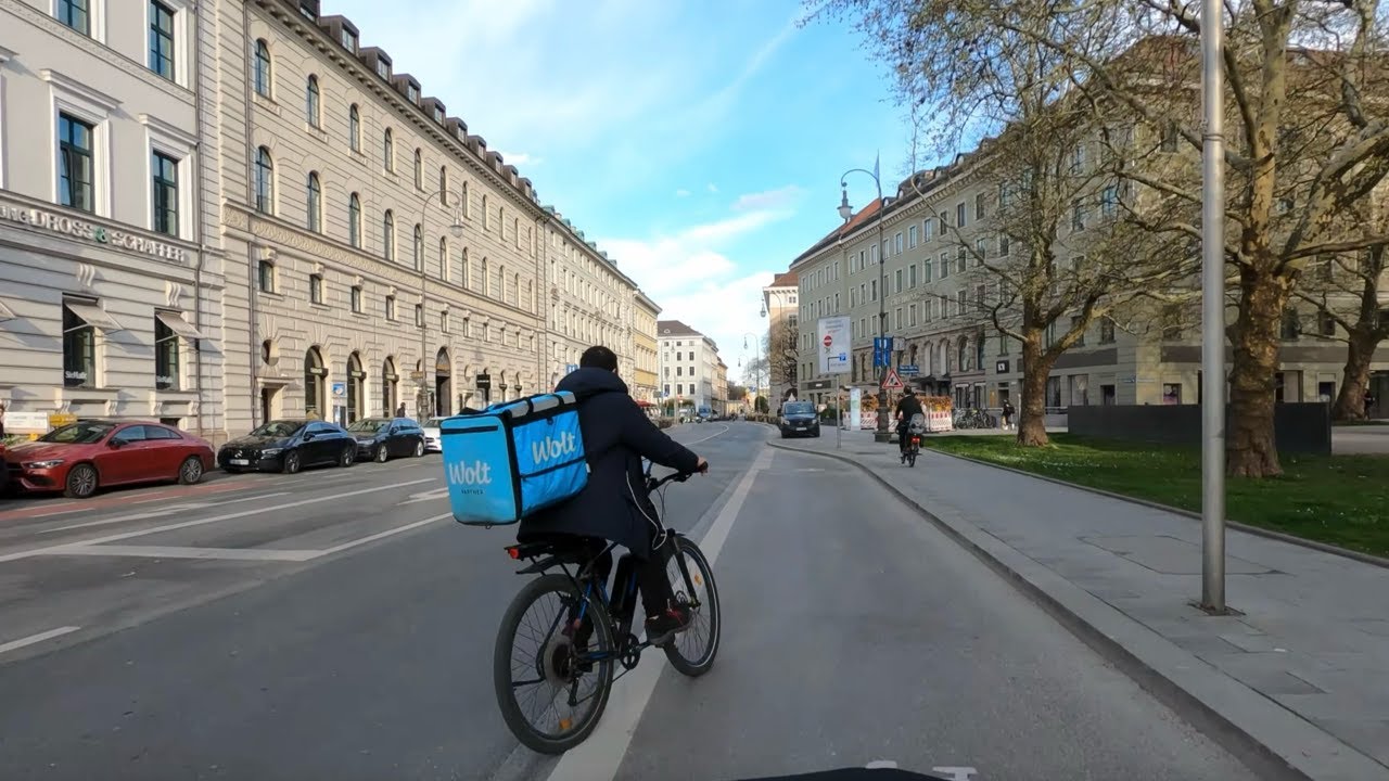 Mit dem Fahrrad durch München:  NeuNy-Maxvorstadt-Schwabing-Milbertshofen-Olympiapark