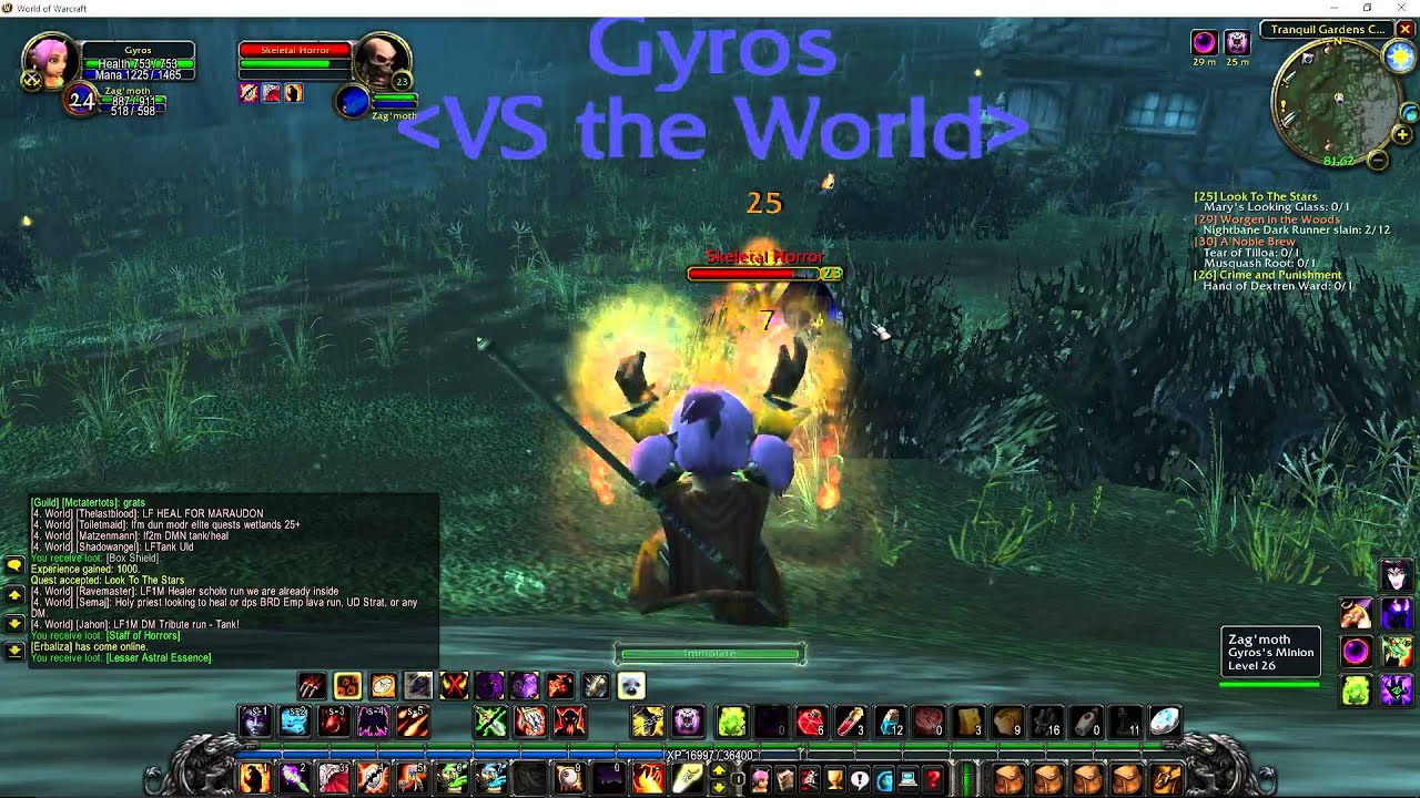 World of Warcraft Classic Leveling  (Nostalrius PvE Server