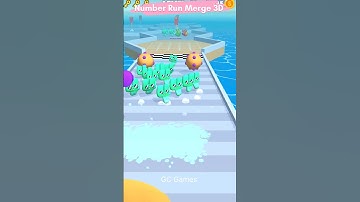 Number Run Merge 3D -❤️😘#shorts #gaming #gameplay #youtubeshorts #funnygames #games