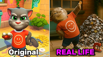 Talking Tom Cat 2025 In Real Life Part 15
