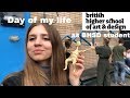 Daily vlog 1 one day as british high school of art and design student