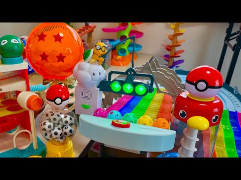 Marble Run Race ⭐︎ A battle we can't afford to lose on the rainbow course! Shining balls