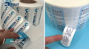 Double-side printing(glue & face side) label machine, customized by Polly Automatic manufacturer.