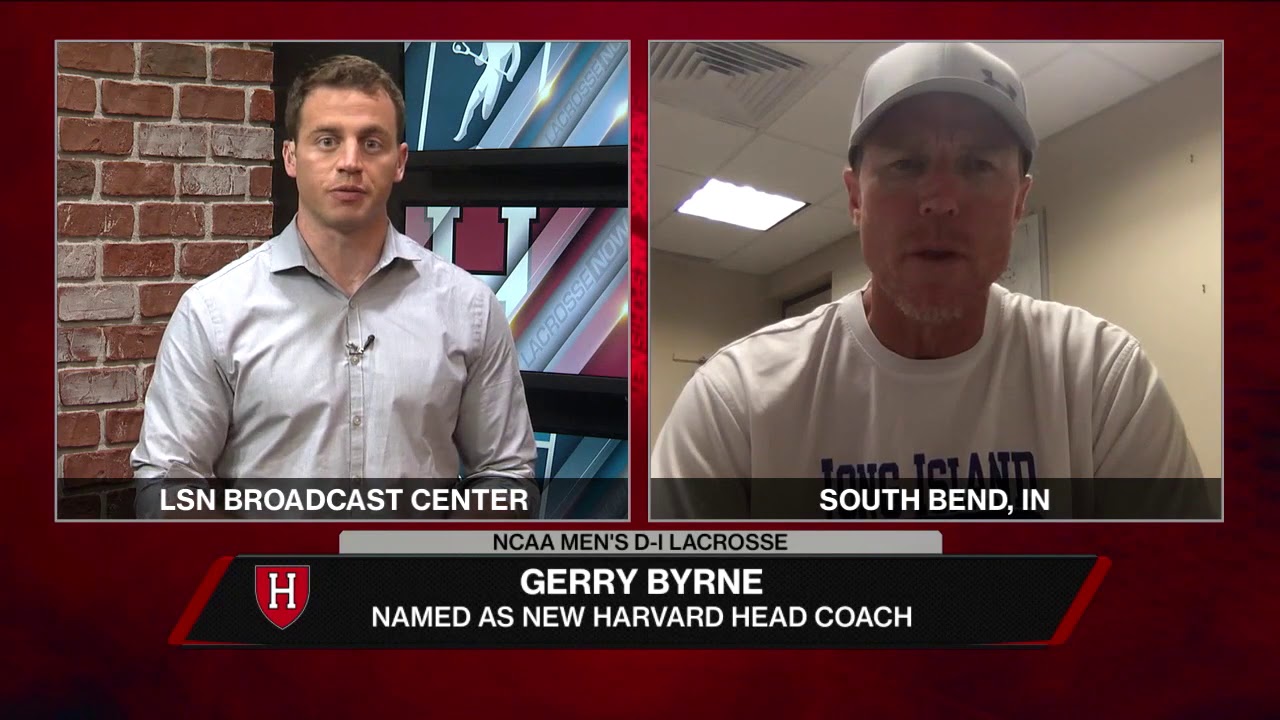 Lax Sports Net Interview on Coach Byrne Hiring at Harvard July 2019