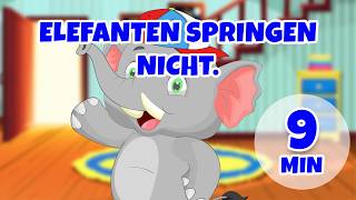 Elefanten springen nicht – 9 Minuten Giramille | Kinderreime und Kinderlieder