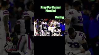 24 year old Bills safety Damar Hamlin went into cardiac arrest during Monday nights game.😥