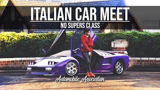 Italian Car Meet (No Supers Class) // GTA V Cinematic