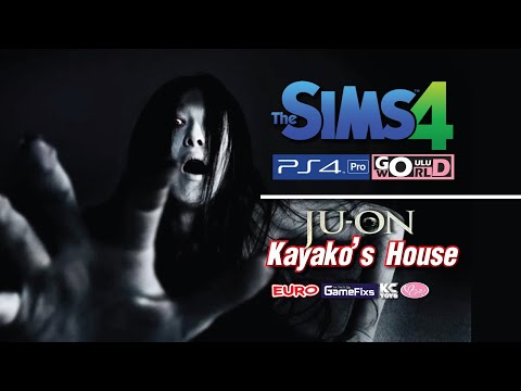 The Sims 4 X Ju on I แจกแบบบ้านฟรี I Kayako's House