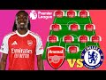 Arsenal vs Chelsea: STRONGEST Arsenal Predicted Line-up (4-3-3) Premier League Matchweek 29