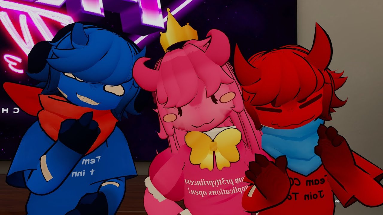 Coolkid, bluudud, and pretty princess have a sleepover in VRChat (Forsaken) 