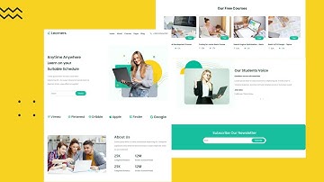 React Online Educational Website Design Tutorial in ReactJs | React.js Tutorial for Beginners