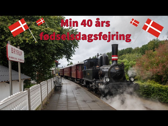 Min 40-års fødselsdagsfejring på Veteranbanen Bryrup-Vrads